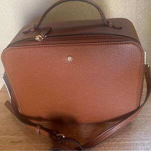 LC Lauren Conrad Brown stylish Lunch Bag